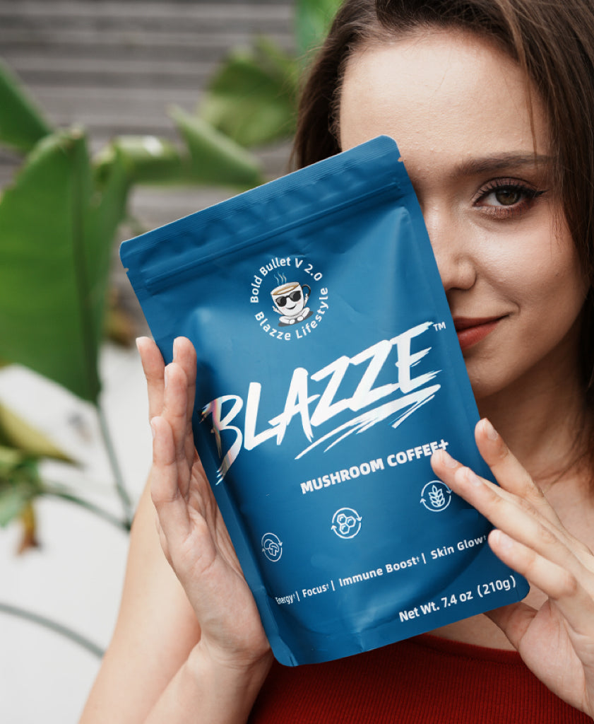 Blazze Instant Coffee Single Bag with 2 Spoons